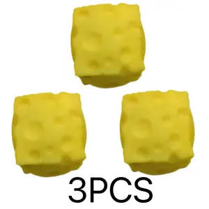 3PCS 2026 Model Medium Slow-Rebound Soft Cheese Squishies, Realistic Fidget Balls Stress Relief Toy, Colorful Fidget Toy, Perfect Birthday Gift for Children