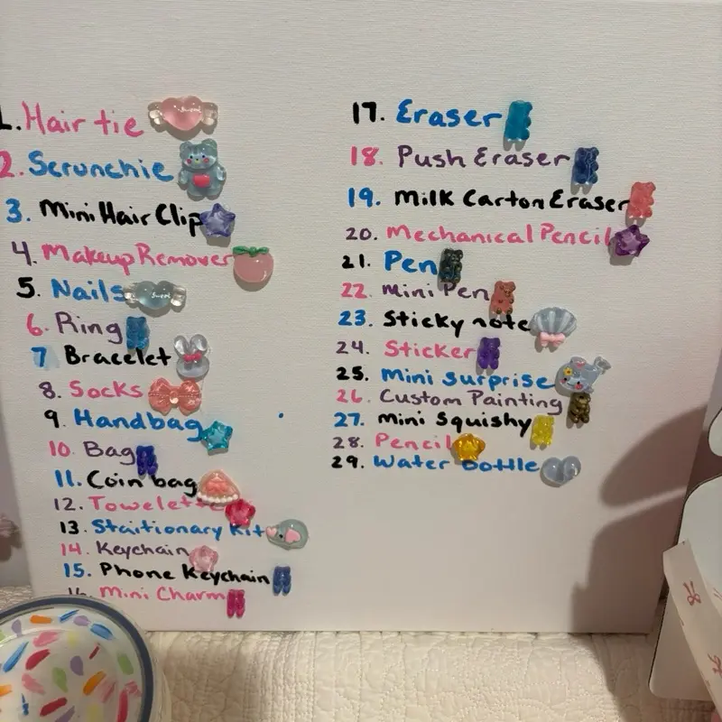 Fun stationary and personal care supplies