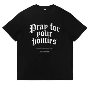 Pray For Your Homies Tee – Faith Streetwear Statement