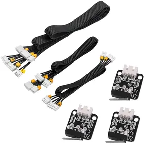 Mannk 3D Printer Endstop Limit Switch Accessory with X Y Z Stepper Motor Cables Line for Ender 3 / 3X / 3 Pro / CR-10 10S M-F-021-XYZ