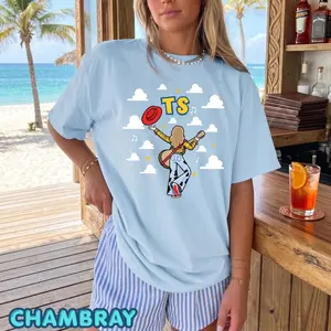 Comfort Colors TS T-Shirt, Tay Story 13 Cloud Summer Beach Shirt, Gift For Music Fan