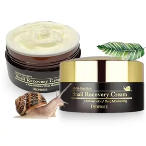 Deoproce Snail Recovery Cream 100g. Snail mucin recovery cream, facial cream, moisturize cream