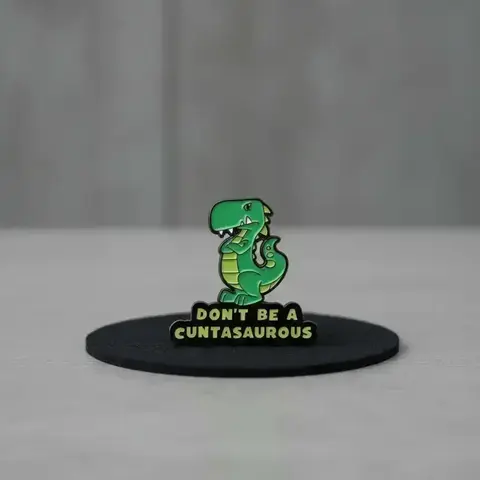 Cartoon Dinosaur Design Brooch, Cute Dinosaur Badge, Sassy Punk Brooch for Jackets/Bag, Fashion Accessories for Women & Men, Flower Brooch, Alloy Brooch Pin