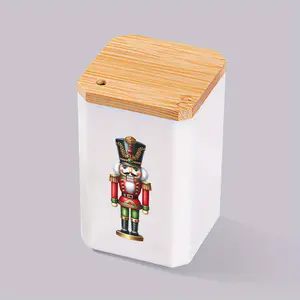 1pc Cute Printed Compact, Chic Toothpick Holder Black Hat Nutcracker Design, Durable Plastic, Perfect for Kitchen & Dining Room Decor, a Christmas Gift for Family and Friends