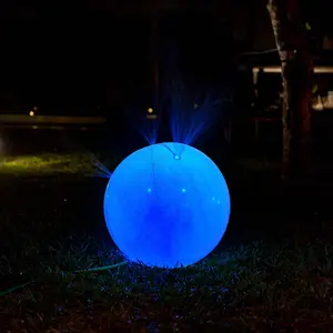 Beach Ball Sprinkler Illuminated LED Color Changing