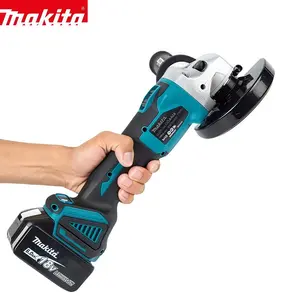 Makita 18V 100mm/125mm DGA404 Brushless Electric Angle Grinder High Power Rechargeable Lithium Cutting Polishing Machine