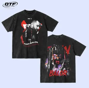 Vintage Finn Balor The Demon Washed Shirt, Prince Balor WWE Retro Graphic Tee, Heavyweight Washed T-Shirt Wrestling, 90s Style Finn Balor Shirt, Judgment Day Fan Gift, Aesthetic Wrestling Streetwear, WWE Premium Washed Tee