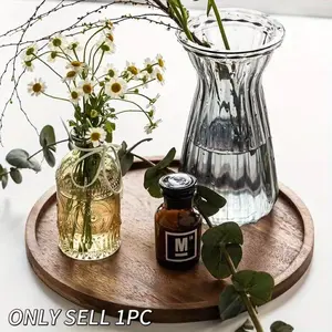 Wooden Round Acacia Plate, Durable Classic Design, Eco-Friendly Dining Utensil, wooden tableware, Multi-Functional Wooden Tray, Storage Tray, Dinnerware