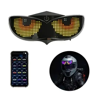 Smart LED Helmet Light for Motorcycle, APP Control, Dual Use as Bike Tail Light, Night Riding Accessories for Ebike, Scooter, Snowmobile