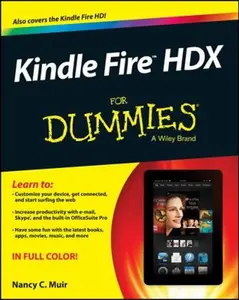 USED-Kindle Fire HDX for Dummies by Muir, Nancy C. (Paperback)