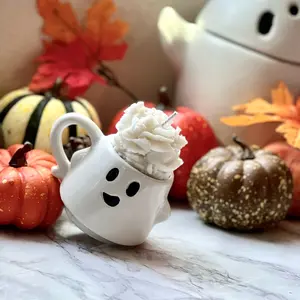 Handmade Ghost Candle Edition Fall Decor - Limited Edition - Decoration