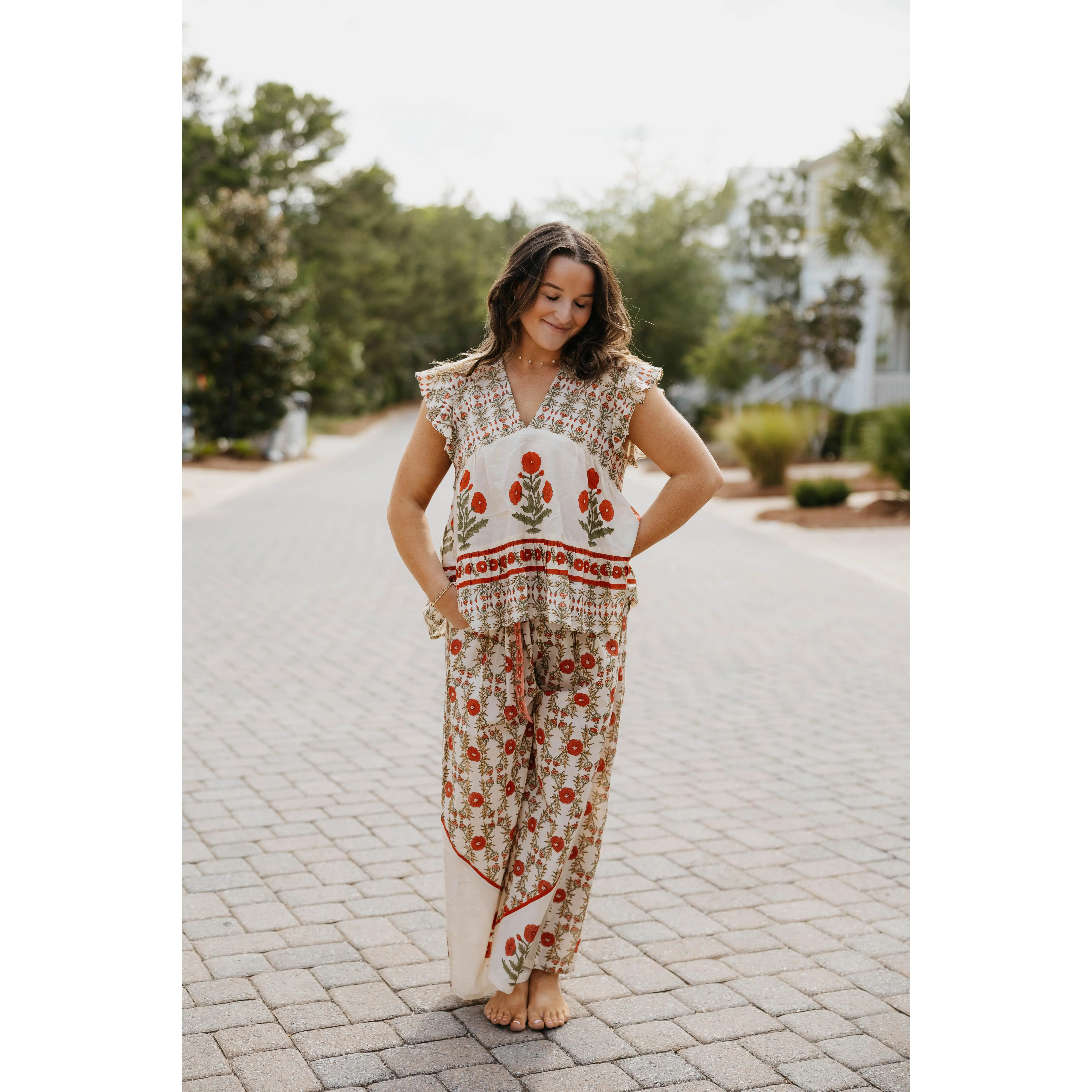 The Poppy Floral Pants