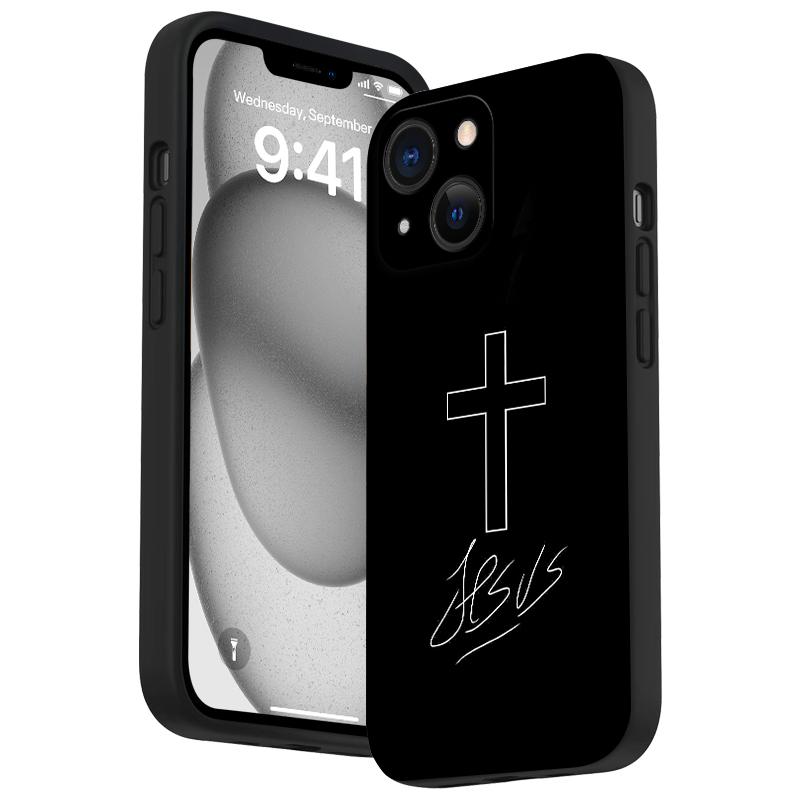 Minimalist Cross Pattern Straight Edge Phone Case for iPhone 17 16 15 14 Pro Max 13 12 11 XR XS Air Plus Shockproof Full Camera Protection Durable slim Silicone Cover Minimalist Cross Pattern Straight Edge Phone Case for iPhone 17 16 15 14 Pro Max 13 12 11 XR XS Air Plus Shockproof Full Camera Protection Durable slim Silicone Cover