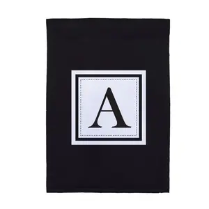 Personalized Initial Garden Flag Pattern A