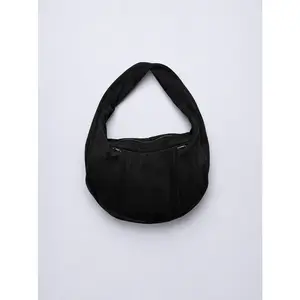 Mobius Bag in Midnight Suede