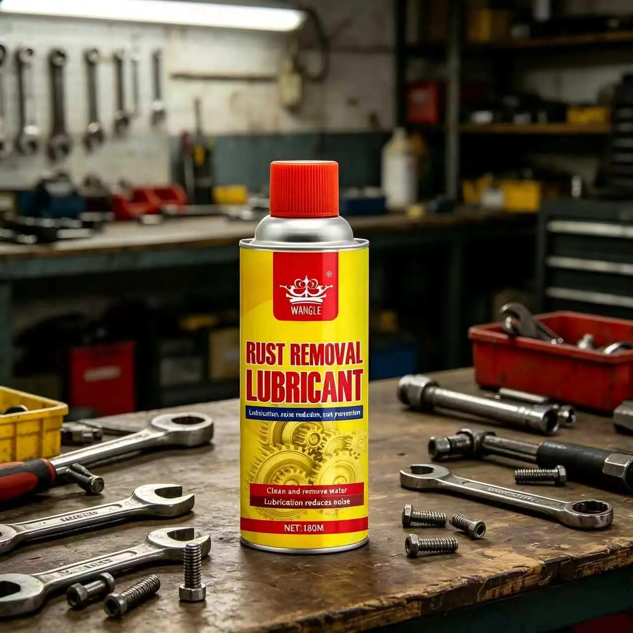 High Temp Resistant Corrosion & Rust Inhibitor, Fast-Acting Squeak Fix Eliminator for Car Door Locks, Bearings & Gears, DIY Maintenance Spray for All Metal Automotive Hardware