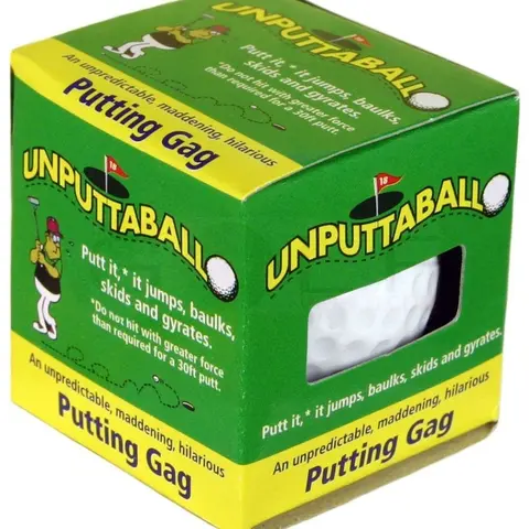 Unputtable Golf Ball ~ Moving Wiggling Wobble  ~ Gag Prank Trick Joke