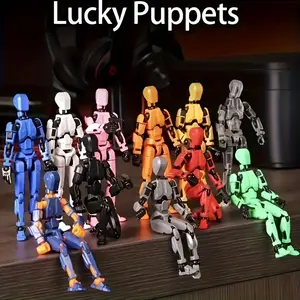 Creative Action Robot Toy, Multipurpose Joints Movable Robot Toy, Action Robot Model Kit, Durable ABS Creative Game Toy