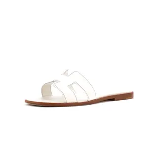 Pre-owned Hermes Women's Oran Sandals Leather by Rebag