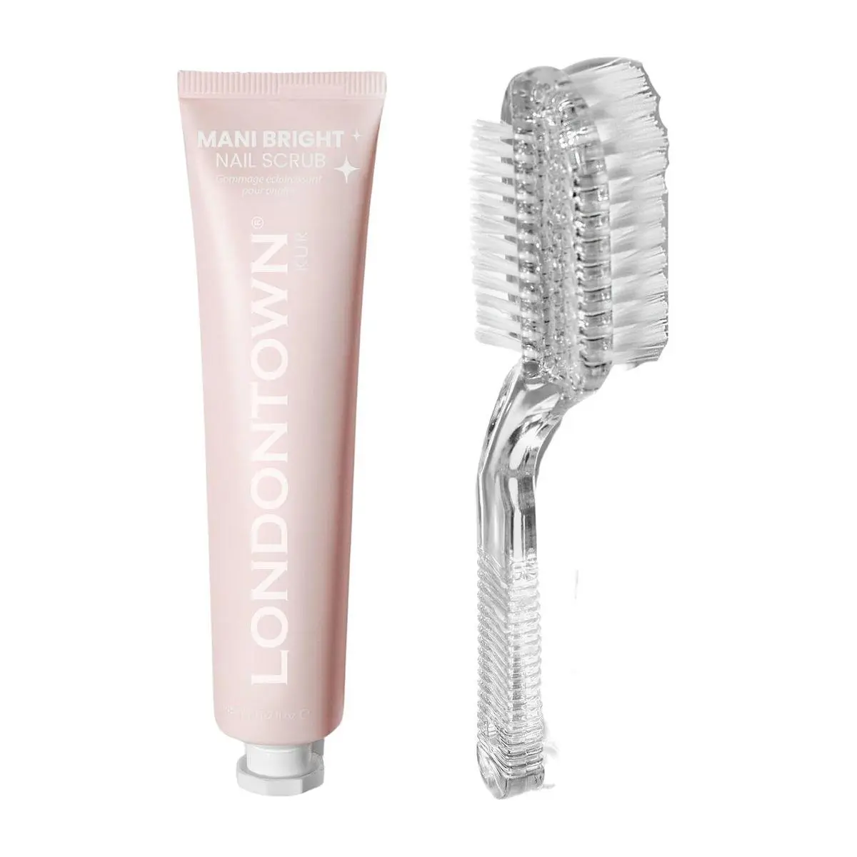 Mani Bright Nail Scrub - Brightening Nail Whitener for Hands & Feet to Combat Stains Discoloration Yellow Dullness, 1.5fl oz