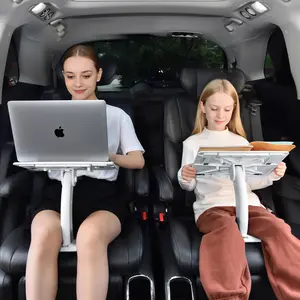 OATSBASF Car Seat Tray Table Adjustable Travel Tray for Kids & Adults Car Lap Desk for Laptop Computer Tablet Book Front Passenger Rear Driver Seat Food Eating Essentials Accessories for Long Trips