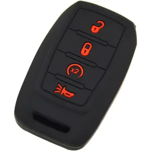 Remote Key Fob Cover Case Protector for Ram 1500 2500 3500 2019 2020 2021 2022 2023 2024 2025 4 Buttons