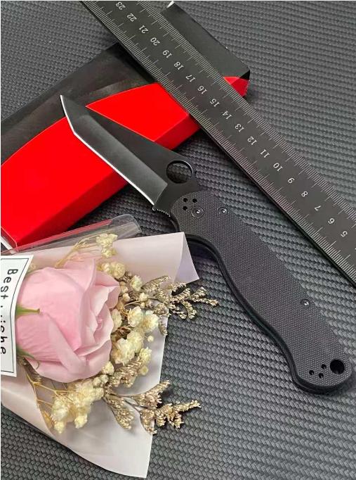 SP C81 Outdoor Multi-Tool, featuring D2 steel and a G10 handle—an outdoor tool designed for camping and hunting—a portable pocket tool