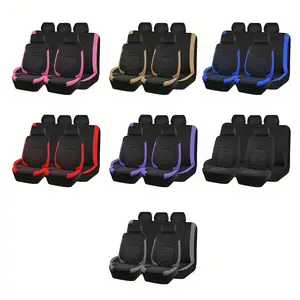 Breathable Football Grid Car Seat Cover, Durable and Breathable, Dust-Proof, Anti-Fouling, Anti-Fading, Universal Assembly Design