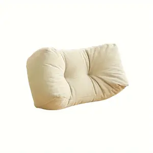 Ergonomic Waist Pillow with Snap Closure - 100% Nylon Cover & Cotton Fill, Multi-Color Options for Office, Home, Travel - Hand Wash Only, Ideal Gift for Students & Professionals