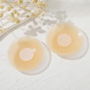 LEVAO Invisible Lift-Up Nipple Covers, Waterproof Silicone Pasties for Women, Reusable & Sweatproof for Backless & Strapless Outfits