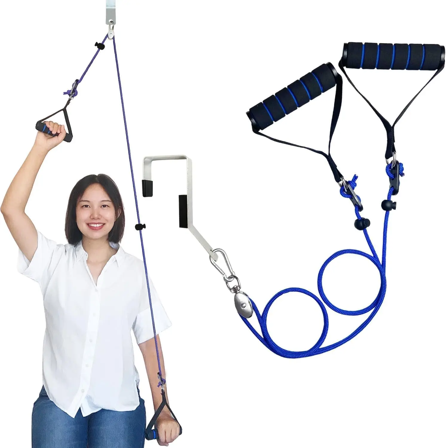 Shoulder Pulley for Physical Therapy, Pulleys for Shoulder Rehab over Door, Shoulder Pulley over the Door Physical Therapy, Door Pulleys for Physical Therapy, Arm Pulley, over the Door Pulleys