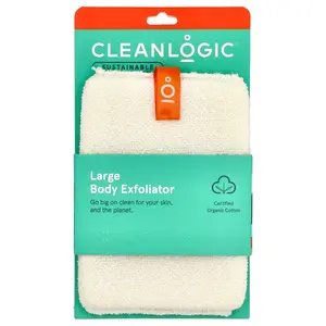 Cleanlogic Sustainable, Large Body Exfoliator, 1 Count
