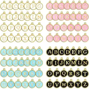 104pcs Letter Charms, Used for Jewelry Making Charms Bracelet Initial Charms Letter Charms, Used for Necklace Bracelet Jewelry DIY Making, DIY Crafts, Christmas Gifts, Wedding Gifts, Birthday Gifts, Keychains
