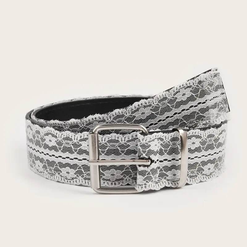 Women's Lace Belt Korean Style Fashion Casual Versatile Skirt Jeans Unique Waistband, Elegant Daily Wear Accessory, Elegant Belt Buckle, Trendy Fashion Belts