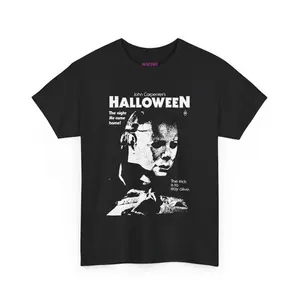 Michael Myers Halloween 1978 Retro Horror Movie Unisex Cotton T-Shirt