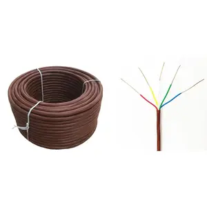 18/5 100ft Thermostat Wire - Solid Copper 18 Gauge 5 Conductors Power Circuit  for Heating & air Conditioning Equipment, doorbells and Other Indoor/Outdoor Low  Applications Use