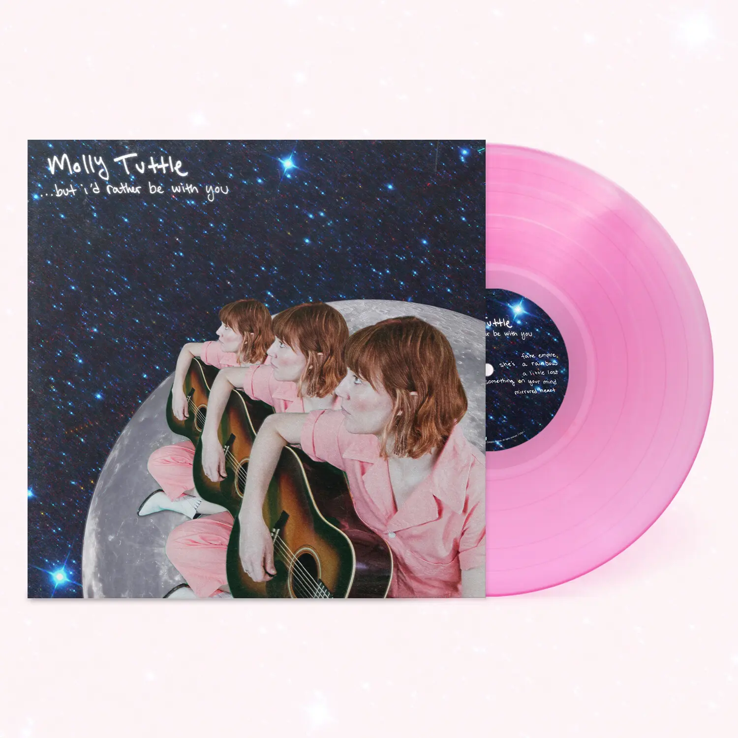Molly Tuttle - ...but I'd Rather Be With You Rock Music Vinyl LP Record, Limited Edition New Release Colored Pink Vinyl, 2023 Release