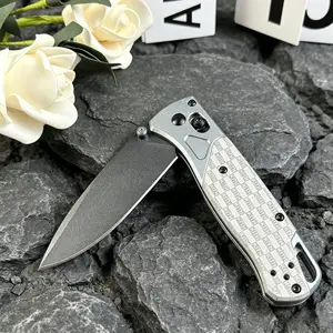 H535-2501 Safety Lock Folding Knife, Durable Metal Handle, Reliable Cutting Tool, Thoughtful Gift For Men