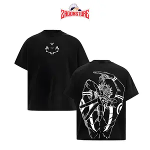 [ZagonStore] Sukuna Jujutsu Kaisen #95 - Jujutsu Kaisen Anime Retro Unisex Acid Washed T-Shirt, 100% Heavy Cotton Oversized Unisex Anime Merch, Soft Cotton Streetwear Clothes, Unisex Manga Apparel, Gift for Anime Fans, Anime GiftGift