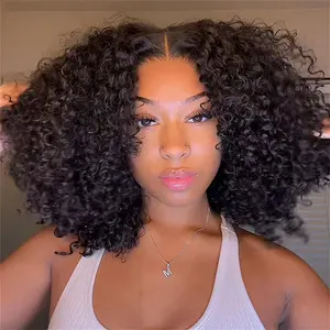 [Mid-Year Super Deal] Wiggins Hair Short Curly Wigs 7x4 Pre Cut Ready To Go Glueless Wigs Ready To Wear Human Hair Beginners Friendly 13x4 Lace Frontal Wigs Pre Plucked Wigs Pre Bleached Wig #SummerWins #DealsForYouDays