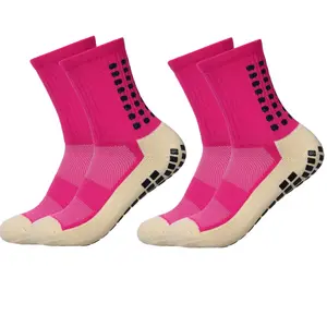 STANDWAY 2 Pairs Football Socks for Women & Men - Non-slip, durable, and breathable, specially designed for soccer, but also suitable for basketball and other sports.