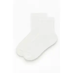 John Galt Women's White Ankle Socks