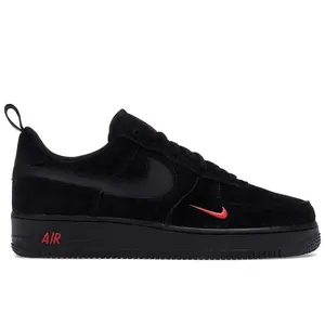 Nike Men's Air Force 1 Low Multi-Swoosh Black Crimson Basketball Shoes, from StockX