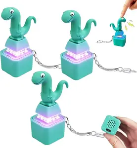USB Rechargeable Keychain Stress Relief Toy with Linghts & Sounds, Portable Fun Sensory Stimulation Tool, Anxiety Relief Accessory