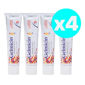 4 PACK - Gelmicin 40g | Body Care Skin Repair Cream - Advanced soothing formula