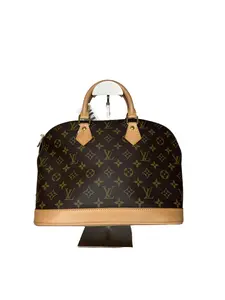 Pre-owned Louis Vuitton Coated Canvas Hand Bag Monogram Alma PM