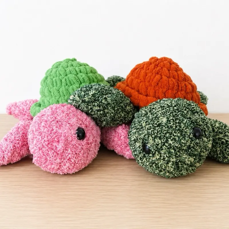 Handmade Crochet Turtle Plush