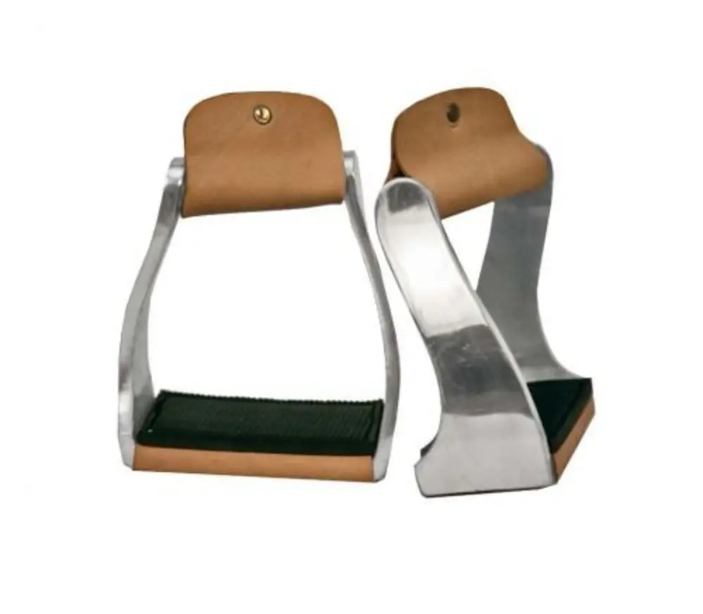 Showman Lightweight Aluminum Twisted Pony Youth Stirrups