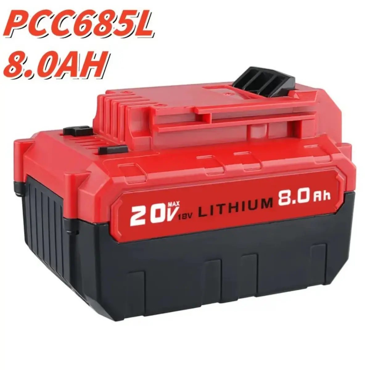 20V Max 8000mAh (8.0Ah) Lithium-Ion Replacement Batteries for Porter Cable PCC685L, PCC680L Drill Drivers, CE/FCC/ROHS Certified, Overvoltage Protection, Easy Install-Remove Power Tool Accessories