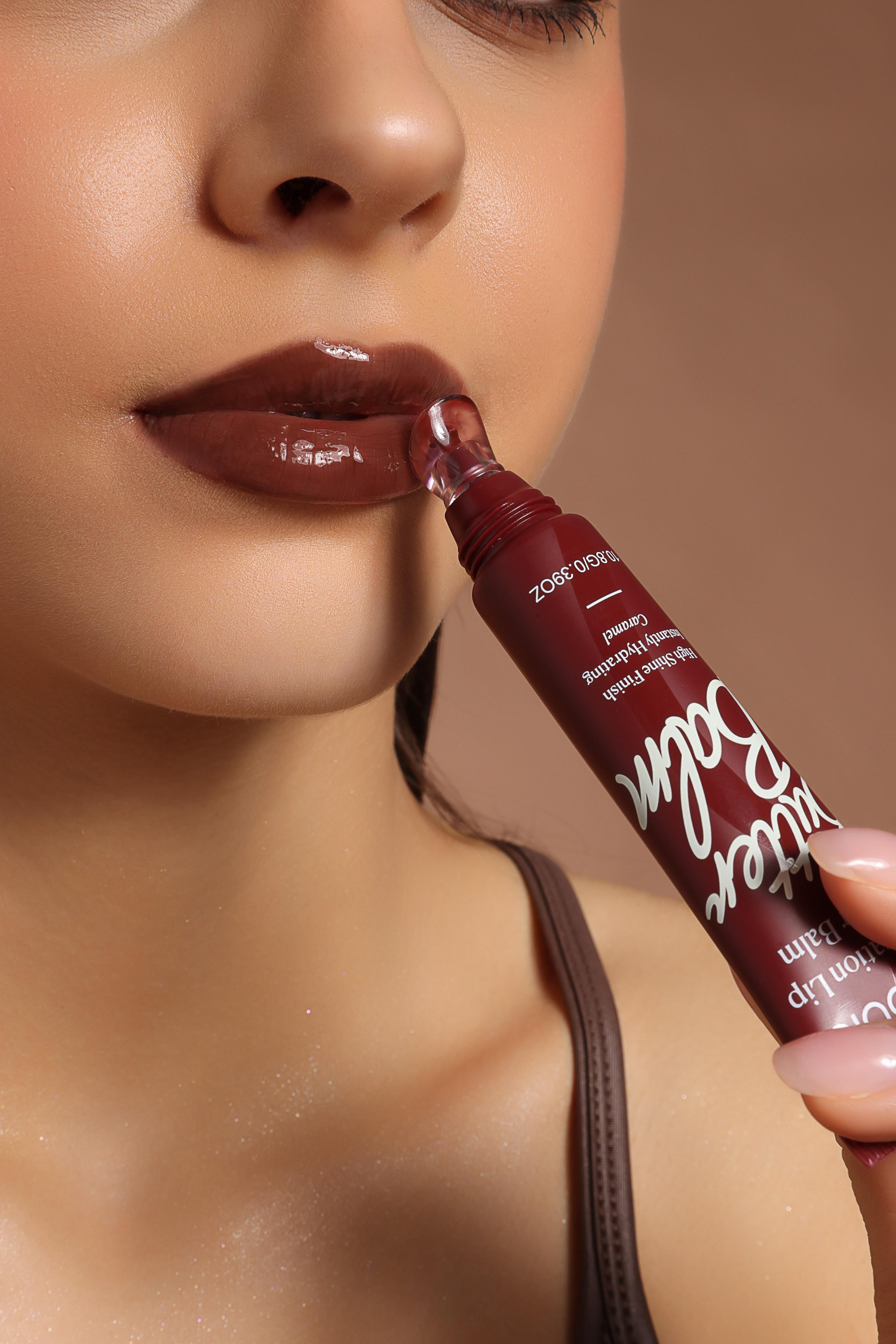 FEBBLE Squeeze Lip Butter Balm: Hydrate, Glossy, Lightweight, Moisturize & Tint with Shea Butter lip stain Moisturizing Oil Skincare Moisturizer